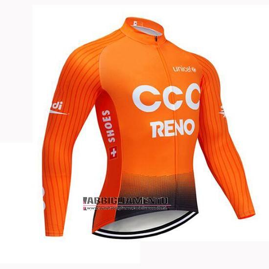 Abbigliamento CCC 2019 Manica Lunga e Calzamaglia Con Bretelle Arancione - Clicca l'immagine per chiudere